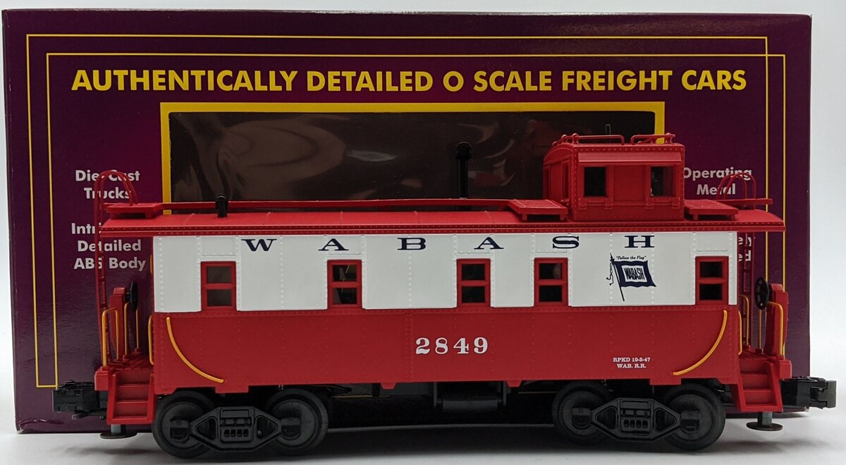 MTH 20-91044 O Gauge Wabash Steel Caboose #2849 NIB