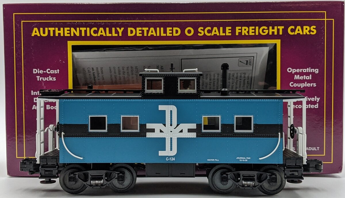 MTH 20-91064 O Gauge Boston & Maine Caboose #C-124 NIB