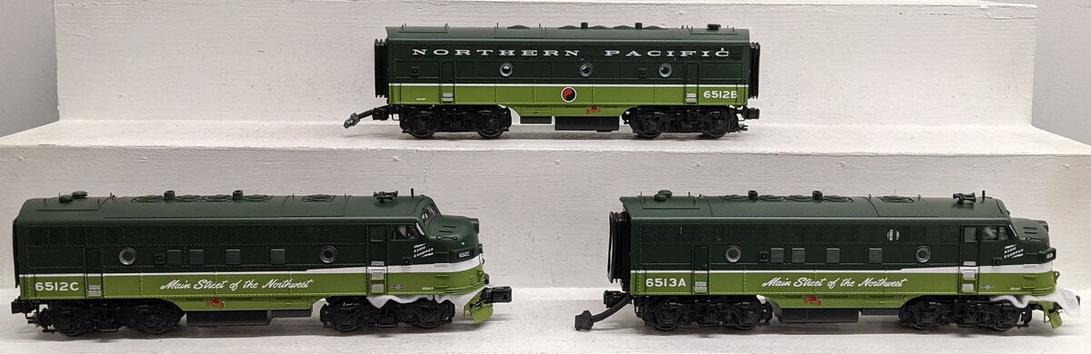 MTH 20-20388-1 Northern Pacific F-7 ABA O Gauge Diesel Train Set w/PS 3.0 NIB