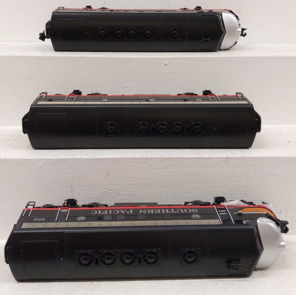 MTH 20-20390-1 O Southern Pacific F-7 ABA Diesel Set #352/354/543 w/PS3 LN/Box