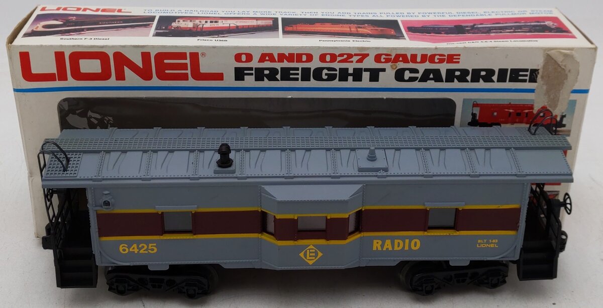 Lionel 6-6425 O Gauge Erie Lackawanna Bay Window Caboose #6425 VG/Box