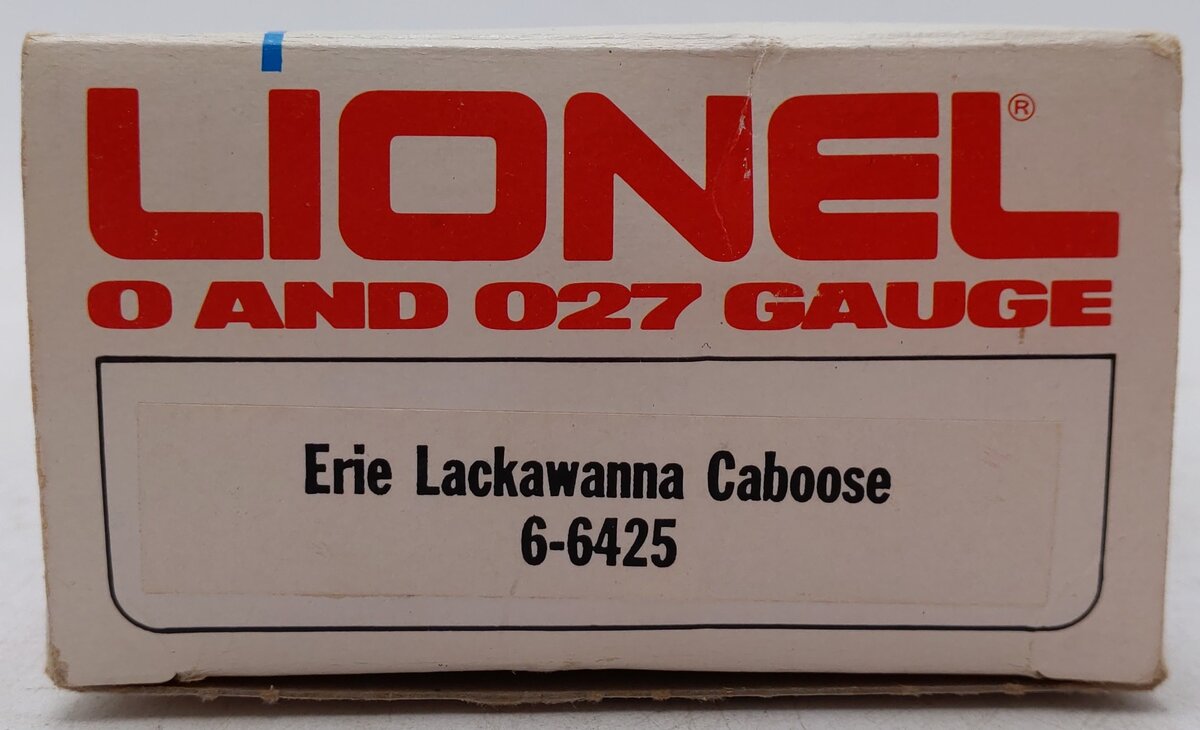 Lionel 6-6425 O Gauge Erie Lackawanna Bay Window Caboose #6425 VG/Box