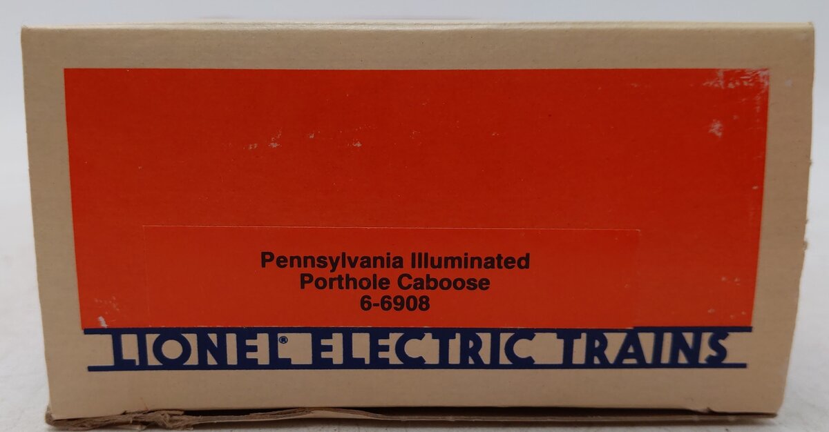 Lionel 6-6908 O Gauge Pennsylvania Illuminated Porthole Caboose EX/Box