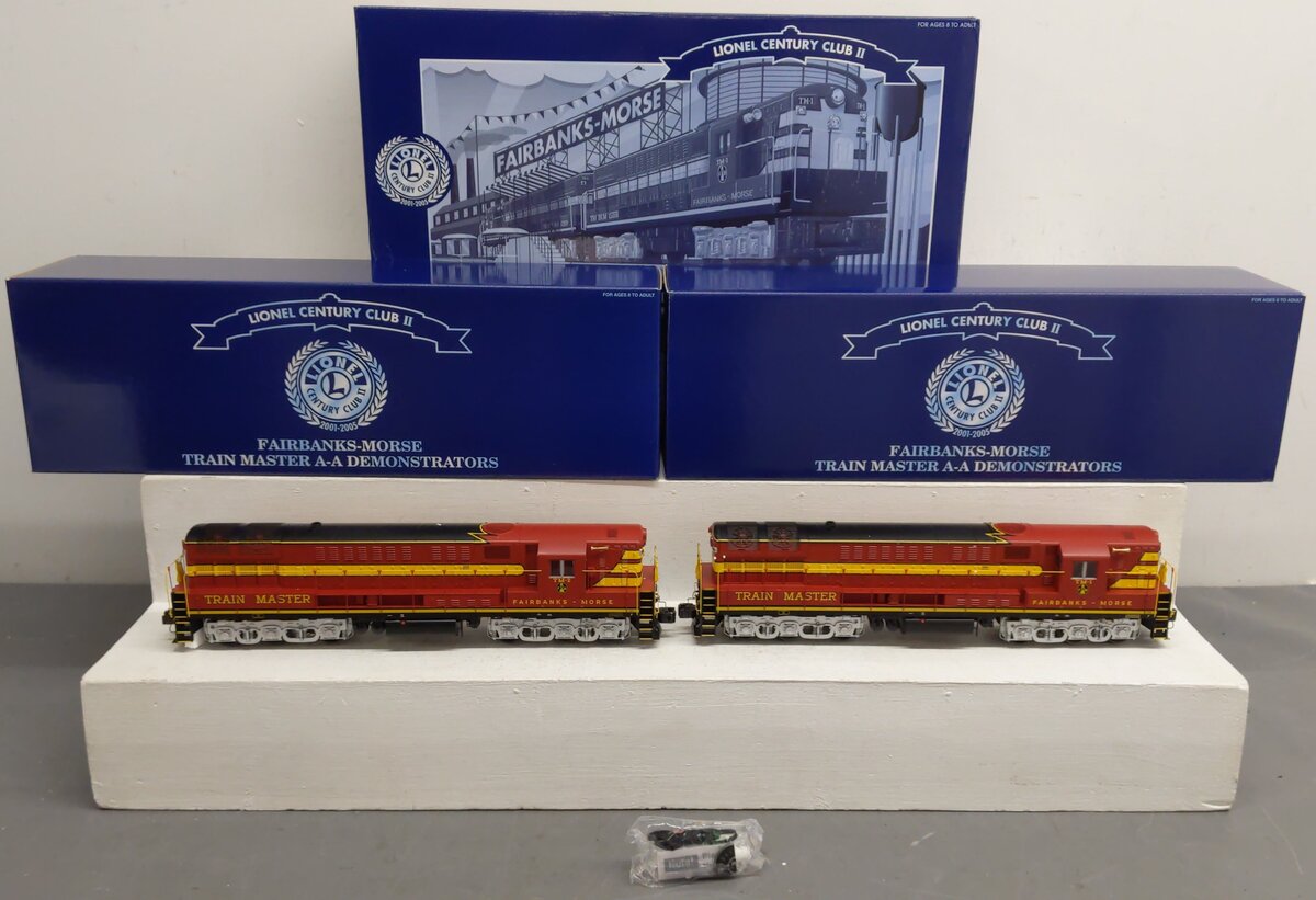 Lionel 6-18340 O Gauge LCC Fairbanks-Morse Trainmaster A-A Demonstrators EX/Box