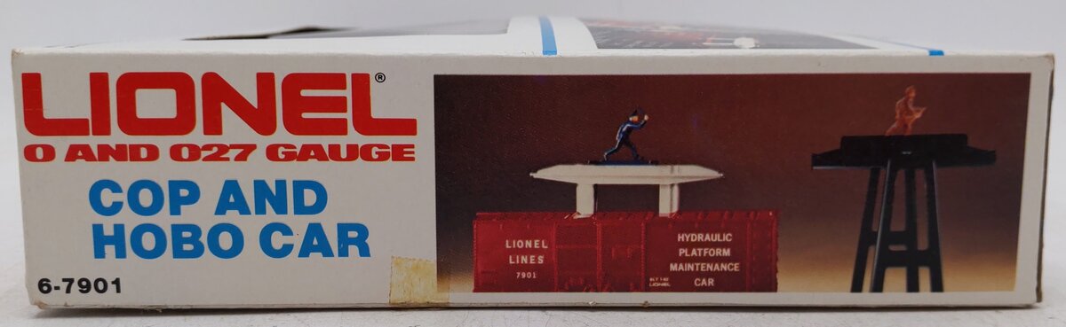 Lionel 6-7901 O Gauge Operating Cop & Hobo Car EX/Box