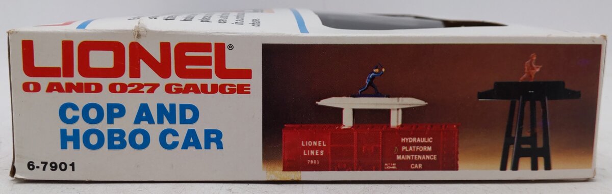 Lionel 6-7901 O Gauge Operating Cop & Hobo Car EX/Box