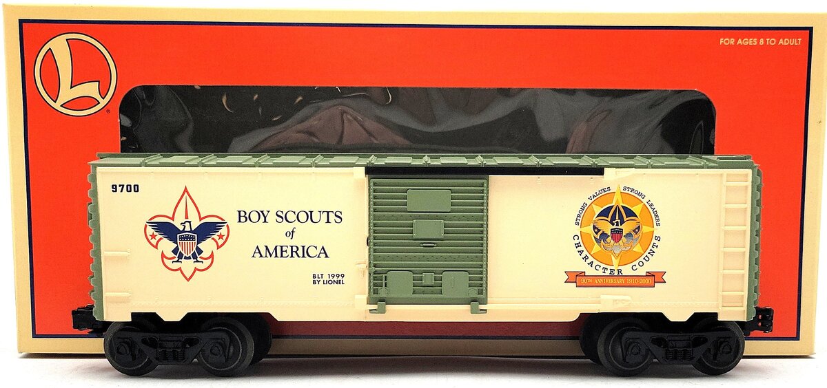 Lionel 6-26237 O Gauge Boy Scout Boxcar #9700 LN/Box
