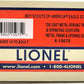 Lionel 6-15075 O Gauge Boy Scouts Of America Eagle Scout Boxcar