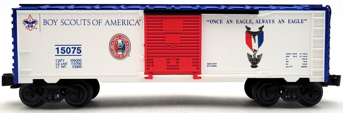 Lionel 6-15075 O Gauge Boy Scouts Of America Eagle Scout Boxcar LN/Box