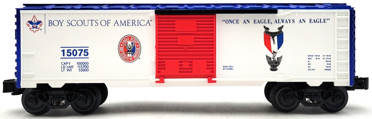 Lionel 6-15075 O Gauge Boy Scouts Of America Eagle Scout Boxcar LN/Box