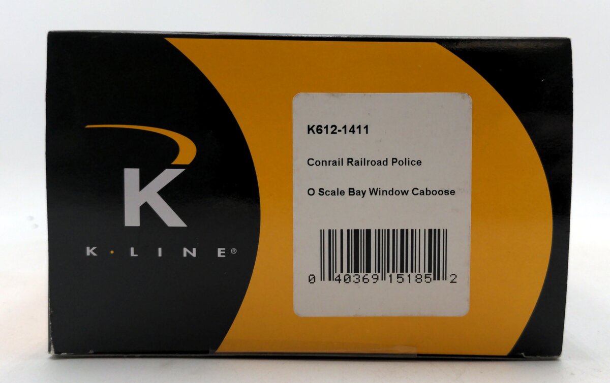 K-Line K612-1411 Conrail Railroad Police Window Caboose NIB