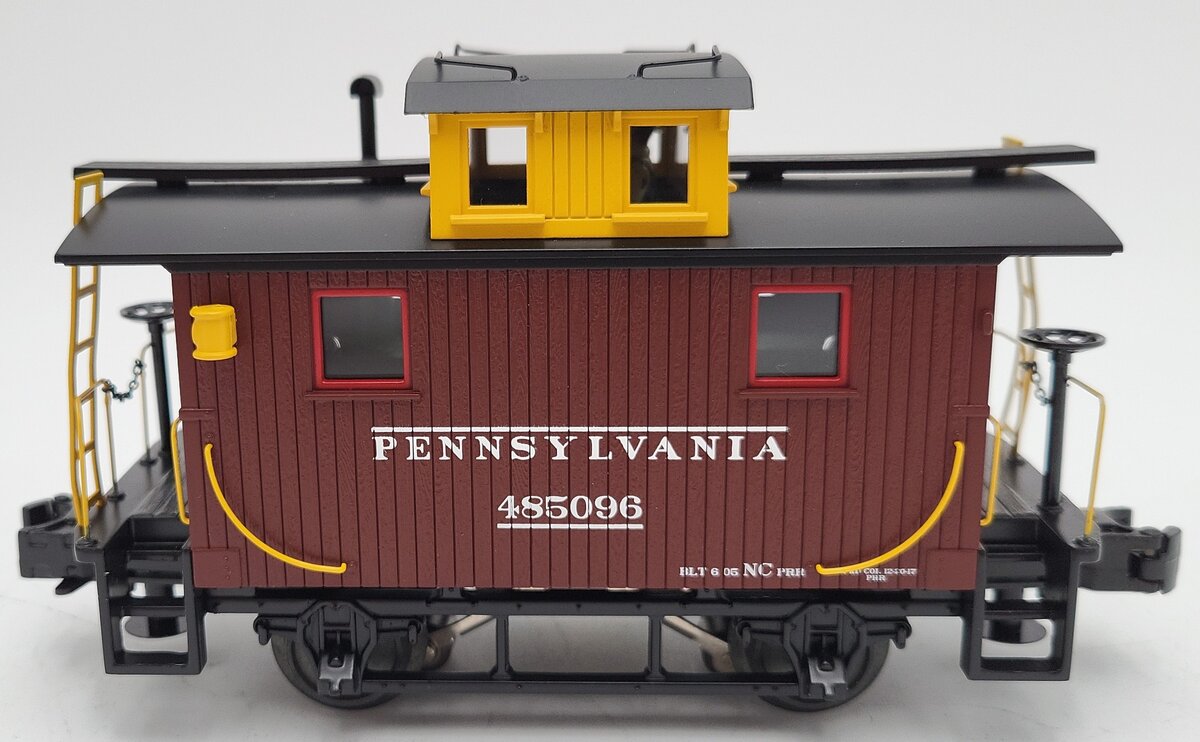 MTH 20-91295 O Gauge Pennsylvania Railroad Bobber Caboose #485096