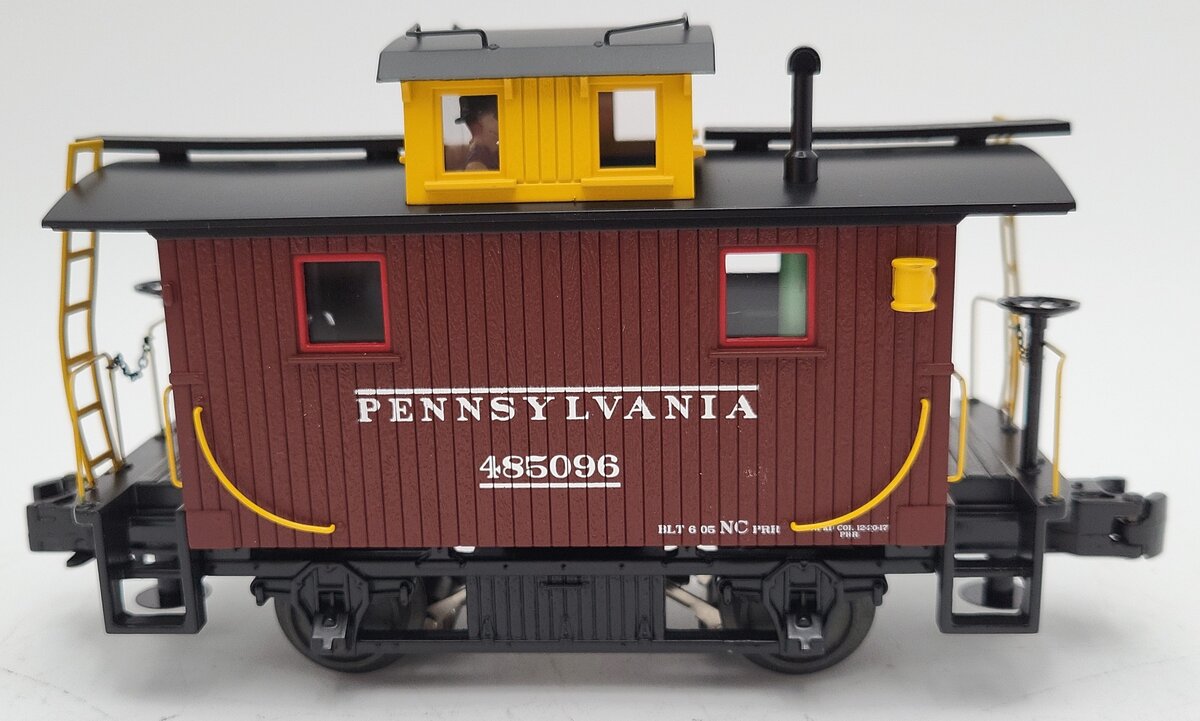 MTH 20-91295 O Gauge Pennsylvania Railroad Bobber Caboose #485096