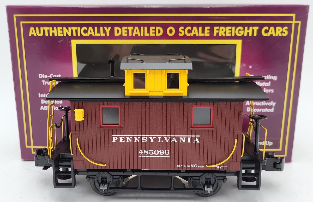 MTH 20-91295 O Gauge Pennsylvania Railroad Bobber Caboose #485096