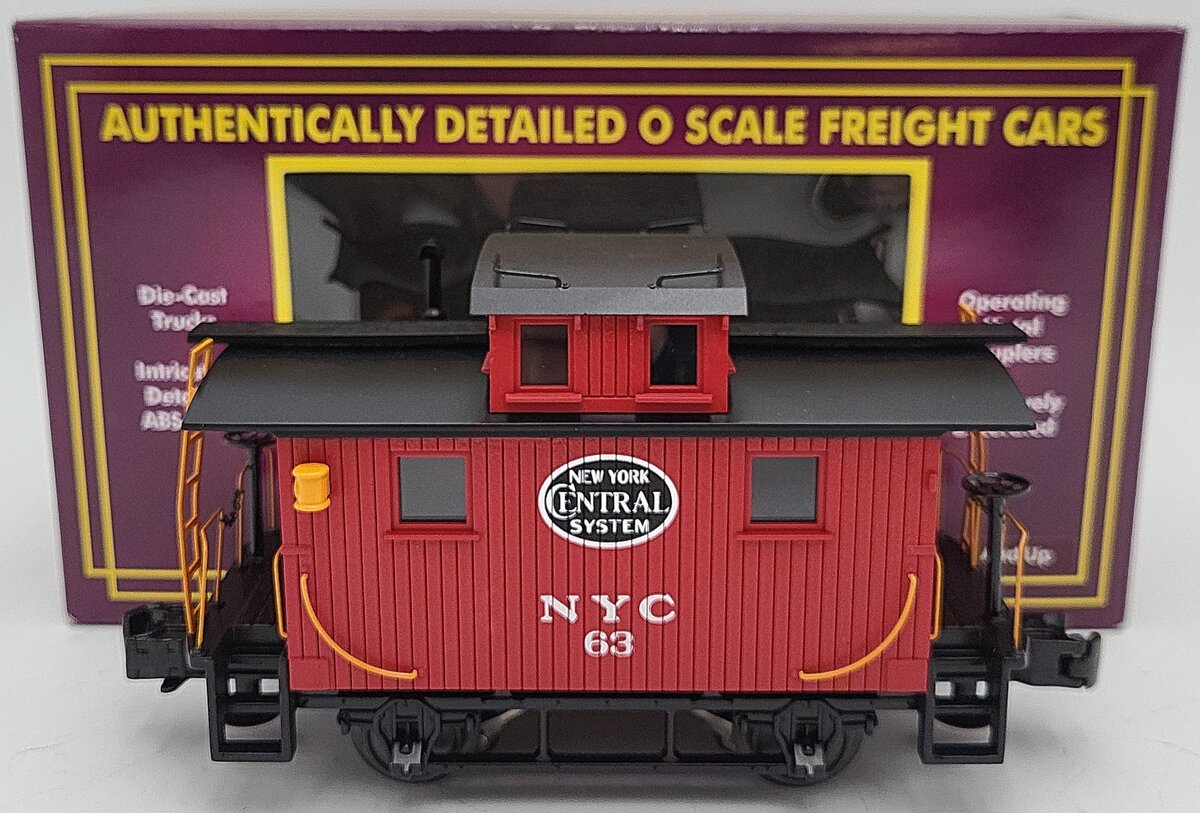 MTH 20-91296 New York Central Bobber Caboose #63 LN/Box