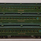 Lionel 11-40018 STD Gauge "Two Tone Green" Lionel Lines Passenger Car Set NIB