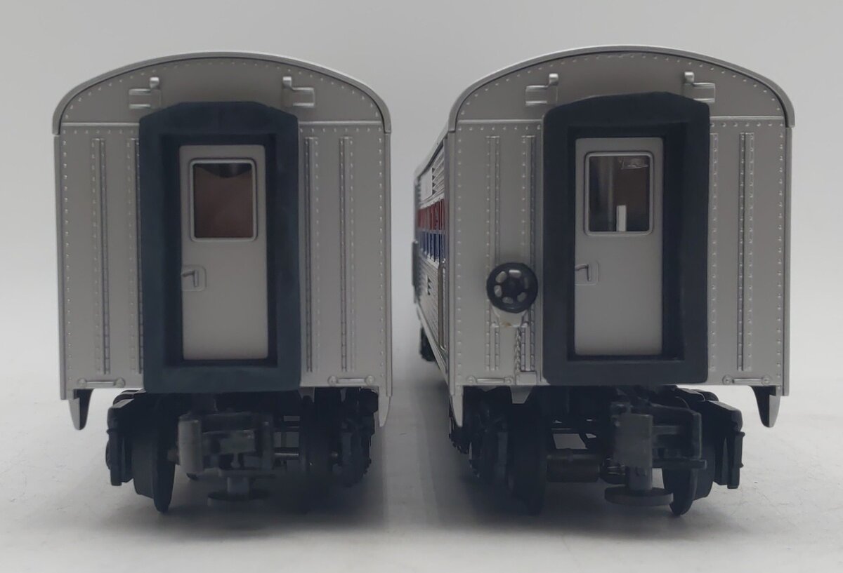 MTH 30-6004 O Amtrak Streamlined Combine/Diner Set Passenger Set (Set of 2) NIB
