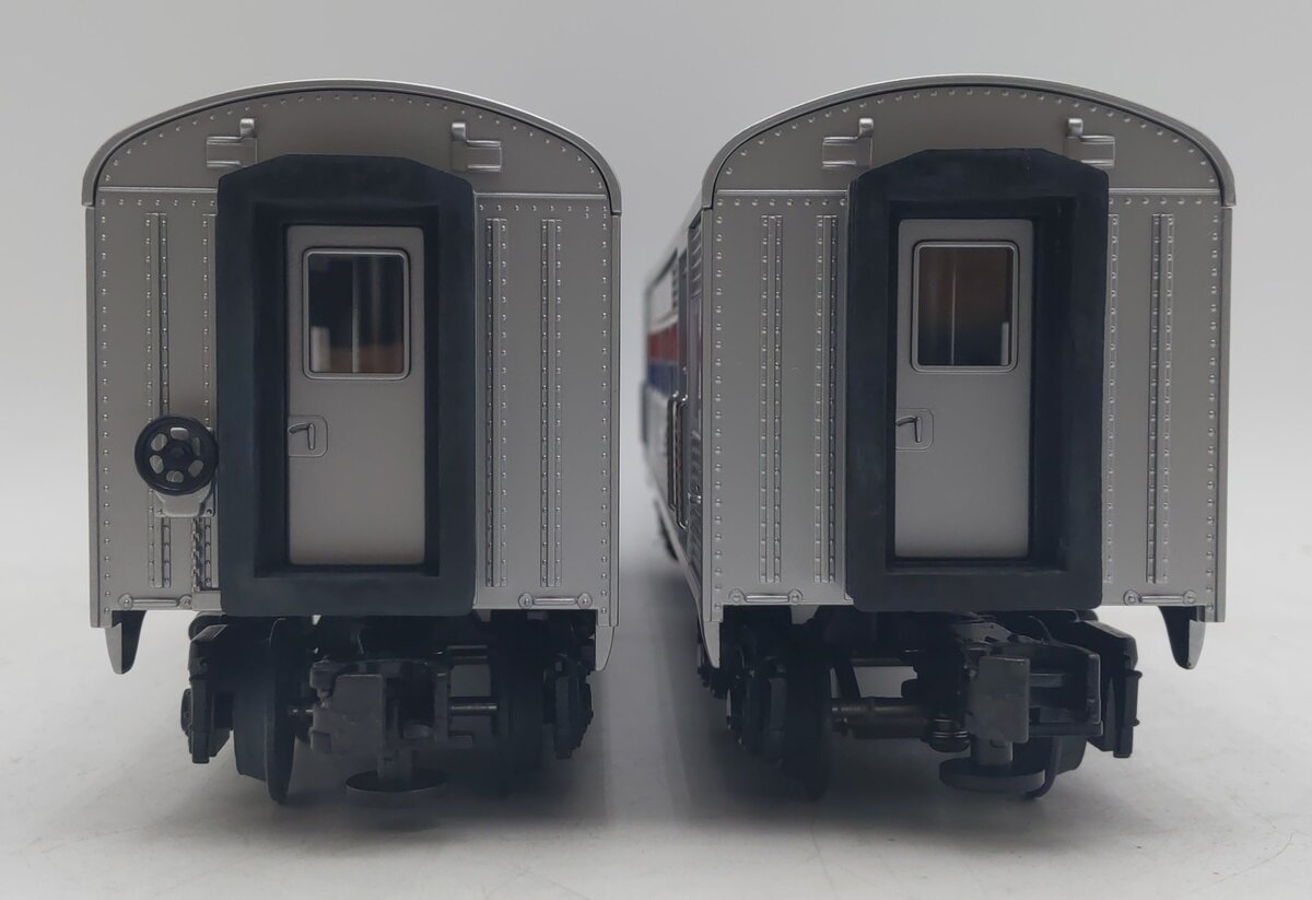 MTH 30-6004 O Amtrak Streamlined Combine/Diner Set Passenger Set (Set of 2) NIB