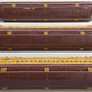 MTH 11-40107 Std. Gauge Two-Tone Brown Lionel Corp. Tinplate 3-Car State Set NIB