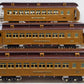 MTH 11-40107 Std. Gauge Two-Tone Brown Lionel Corp. Tinplate 3-Car State Set NIB