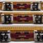 MTH 11-40107 Std. Gauge Two-Tone Brown Lionel Corp. Tinplate 3-Car State Set NIB