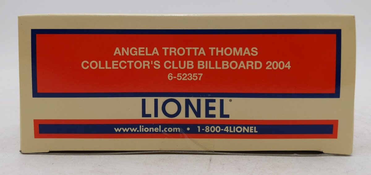 Lionel 6-52357 Angela Trotta Thomas Collector's Club Billboard 2004 NIB