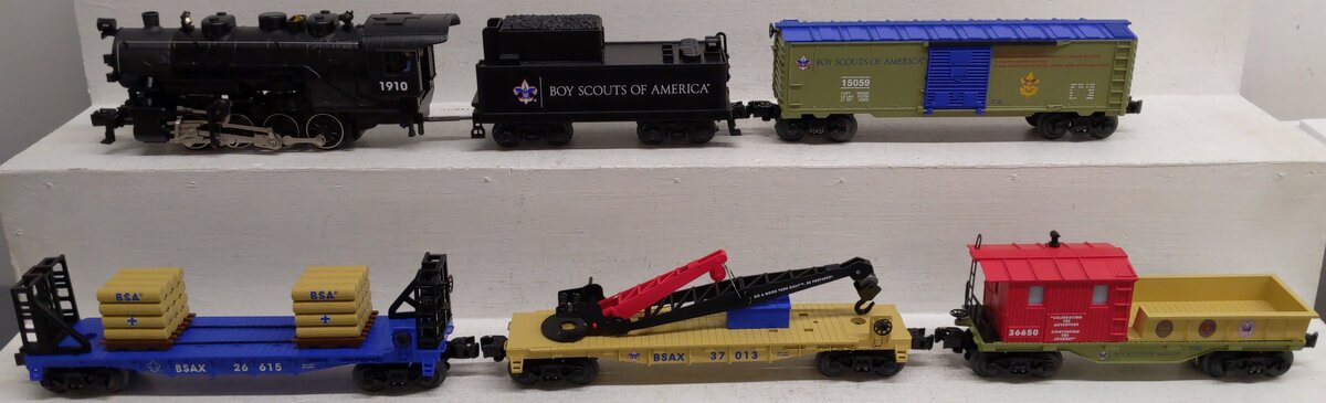 Lionel 6-30161 O Gauge Boy Scouts of America Steam Freight Train Set