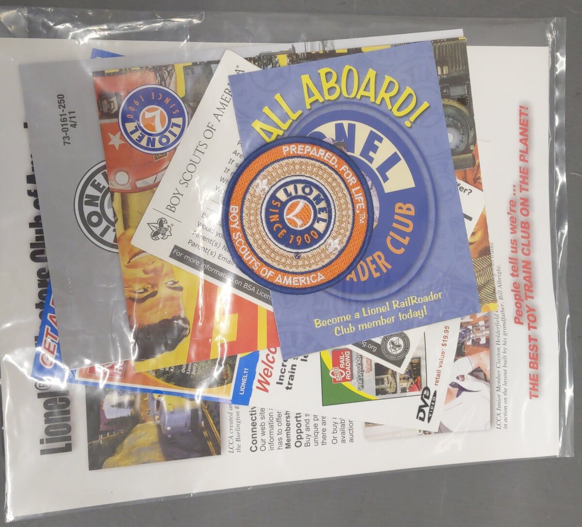 Lionel 6-30161 O Gauge Boy Scouts of America Steam Freight Train Set EX/Box