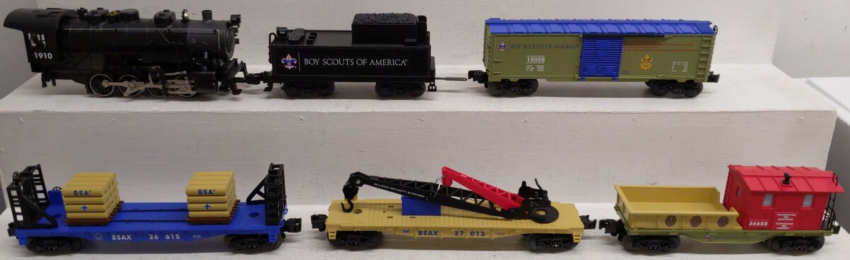 Lionel 6-30161 O Gauge Boy Scouts of America Steam Freight Train Set