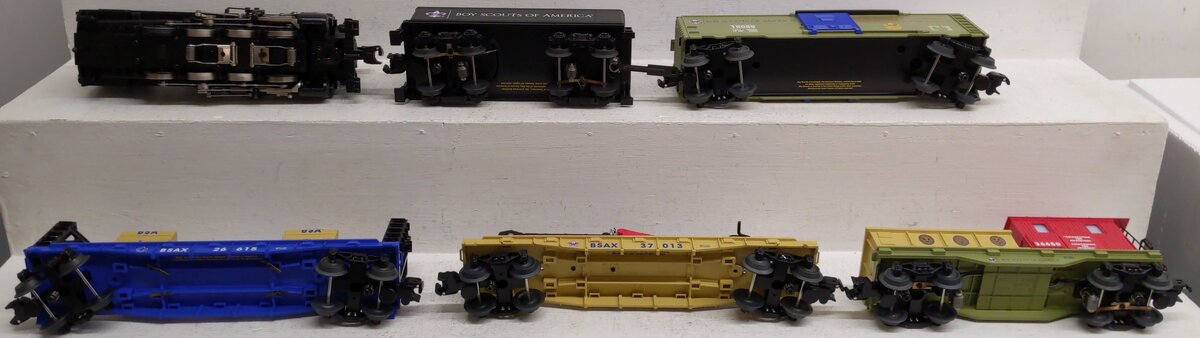 Lionel 6-30161 O Gauge Boy Scouts of America Steam Freight Train Set EX/Box