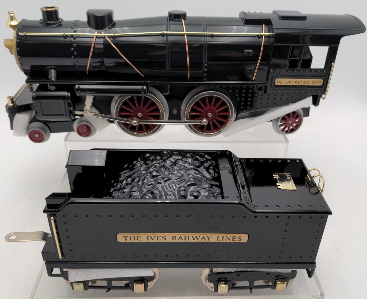 MTH 10-1342-1 Standard Gauge Ives Steamer W/ PS 3.0 Black EX/Box