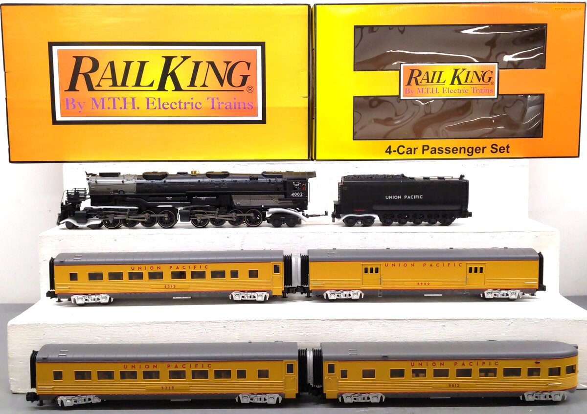 MTH 30-1584-1 O Union Pacific 4-8-8-4 Imperial Big Boy Passenger Train Set w/PS3