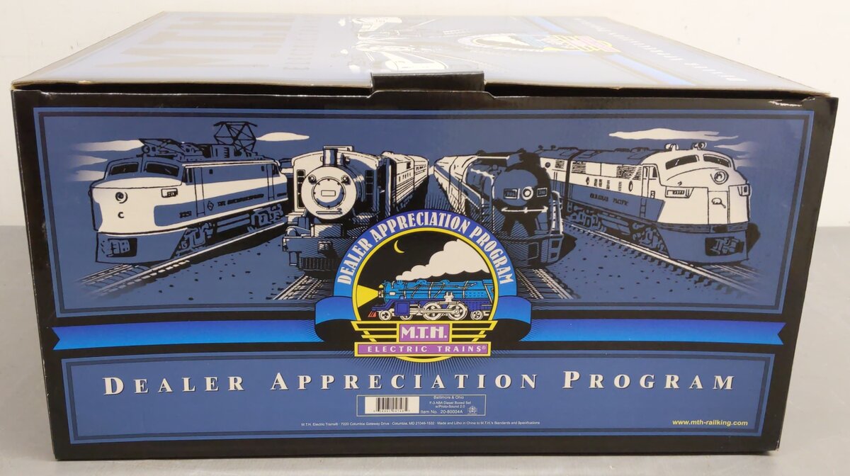 MTH 20-80004A O Gauge Baltimore & Ohio F-3 ABA Diesel Freight Train Set w/PS 2.0 NIB