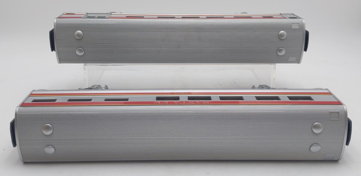 MTH 30-6105 O Santa Fe Streamlined Combo/Diner Set (Set of 2) LN/Box