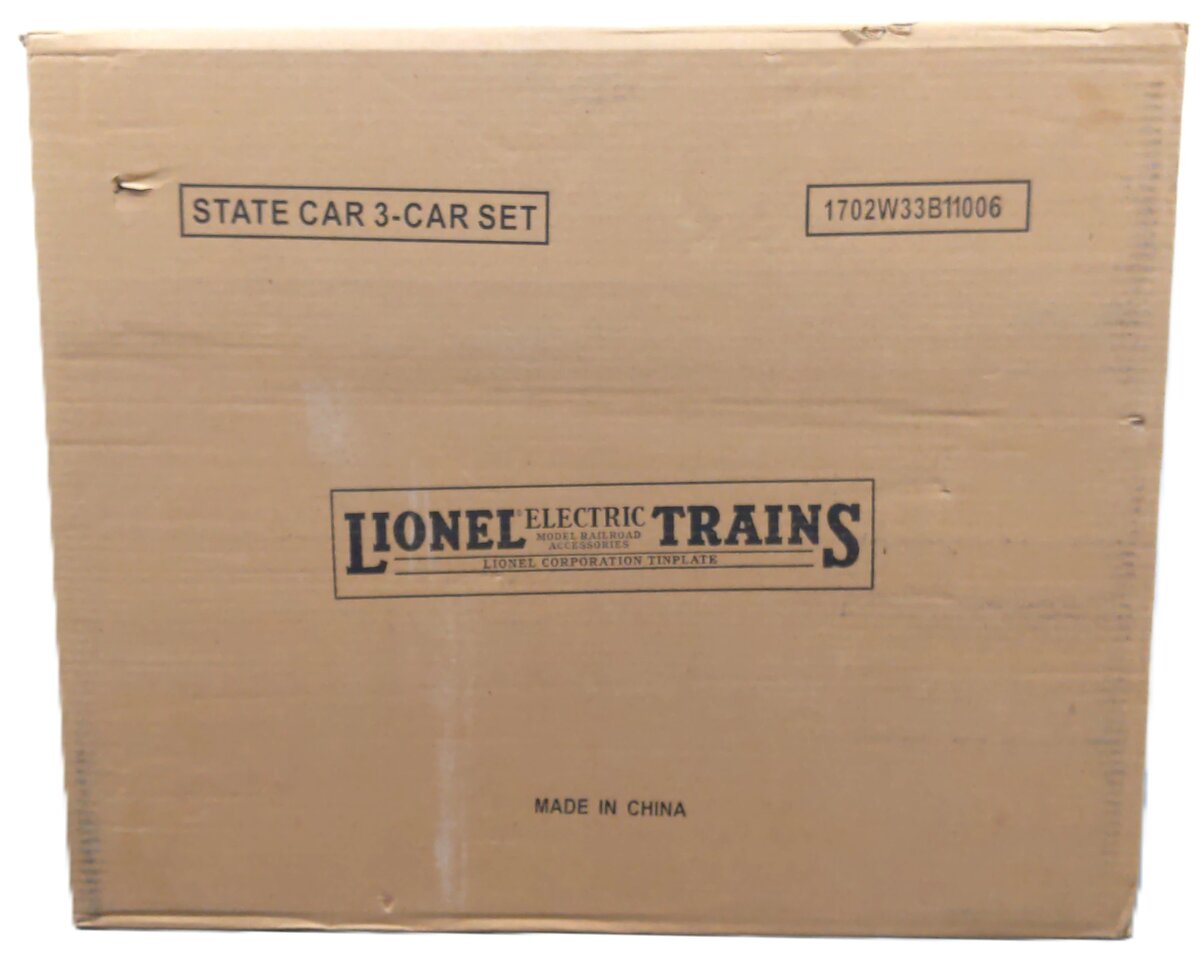 MTH 11-40027 St. Gauge Two-Tone Brown State Passenger 3 Car Set MT/Box