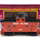 MTH 20-91067 O Gauge Rock Island Caboose #17600 NIB
