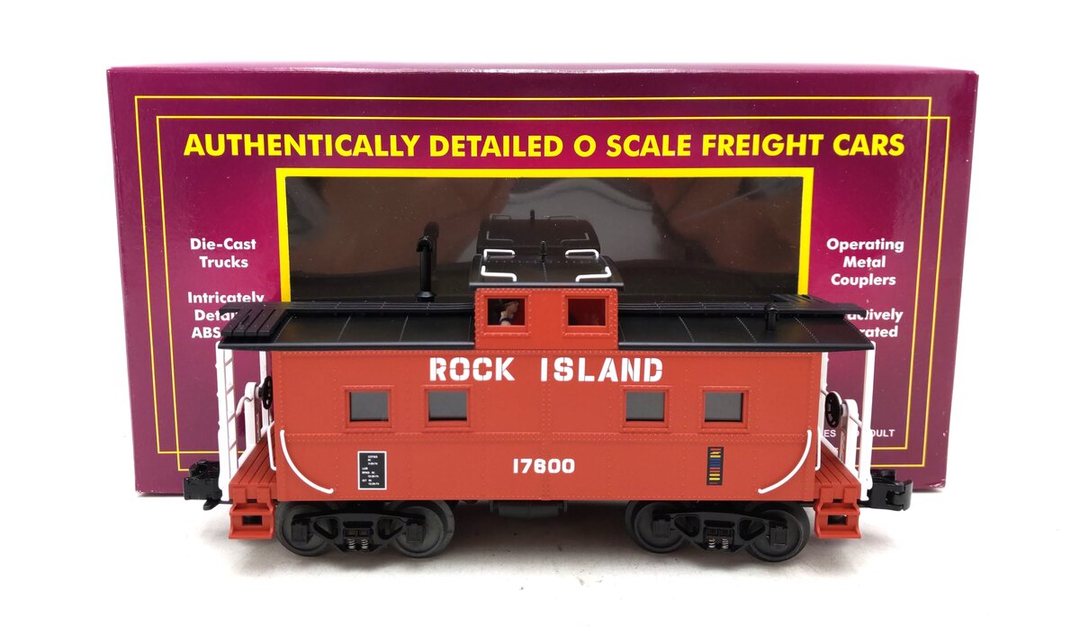 MTH 20-91067 O Gauge Rock Island Caboose #17600 NIB