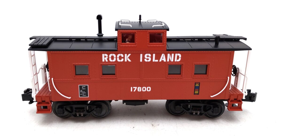 MTH 20-91067 O Gauge Rock Island Caboose #17600 NIB