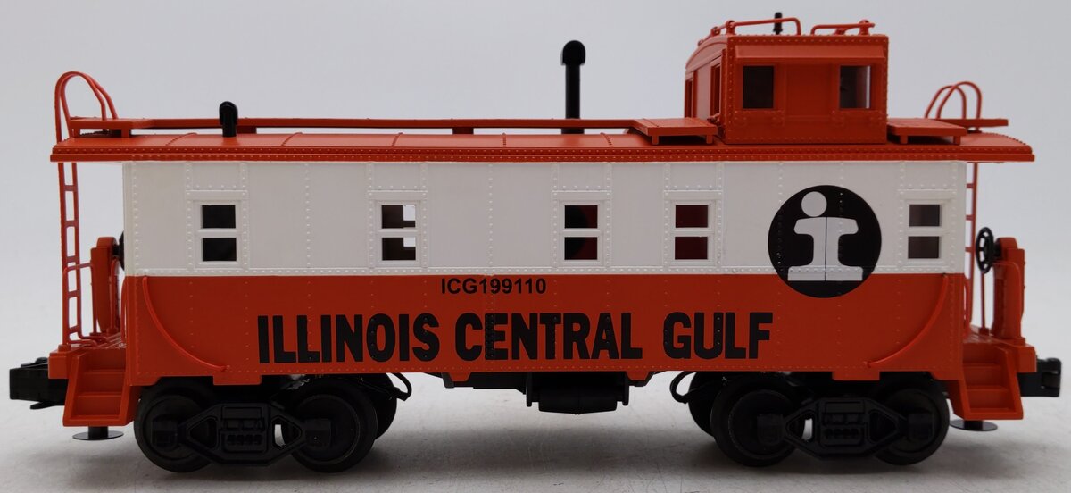 MTH 30-7787 O Illinois Central Gulf RailKing Offset Steel Caboose Car #199114 EX/Box