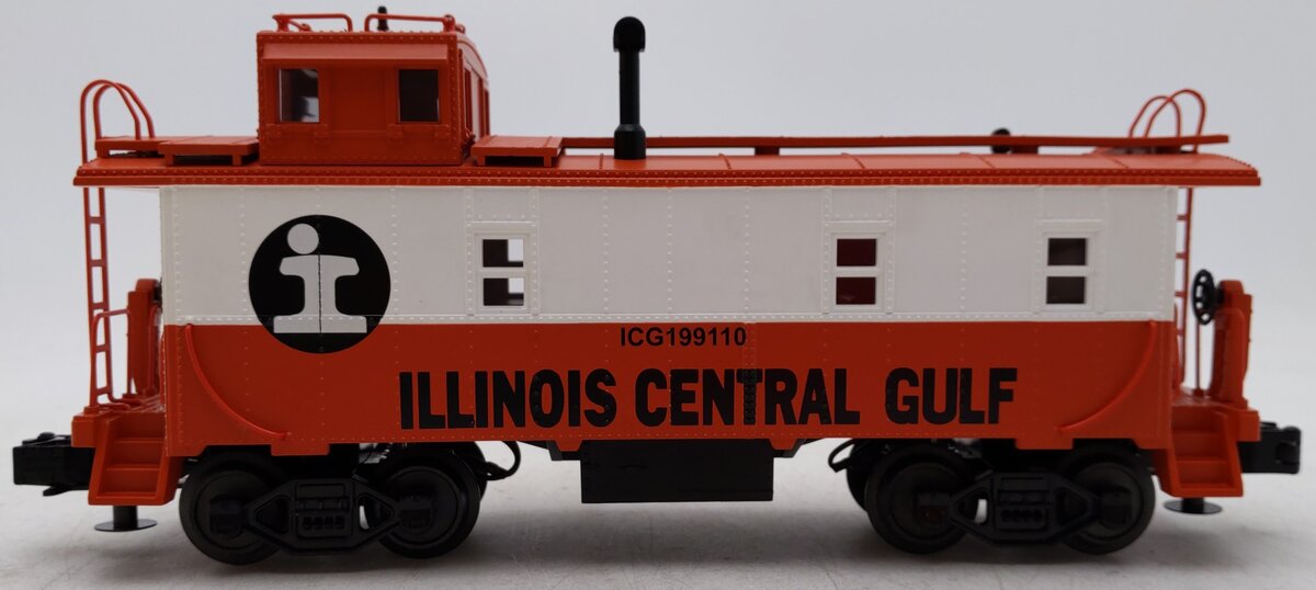 MTH 30-7787 O Illinois Central Gulf RailKing Offset Steel Caboose Car #199114 EX/Box