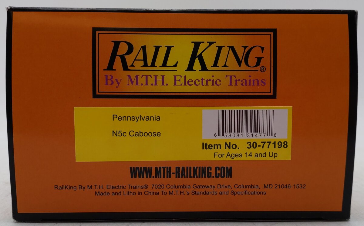 MTH 30-77198 O Gauge Pennsylvania N5c Caboose #477822