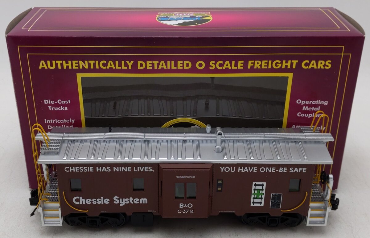 MTH 20-91566 O B&O Chessie System Bay Window Caboose #3714