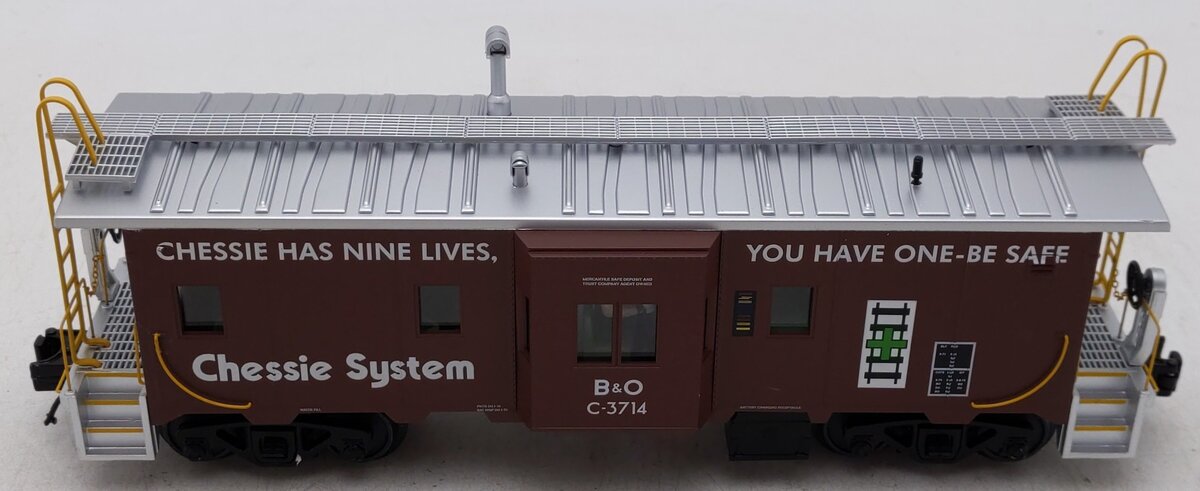 MTH 20-91566 O B&O Chessie System Bay Window Caboose #3714
