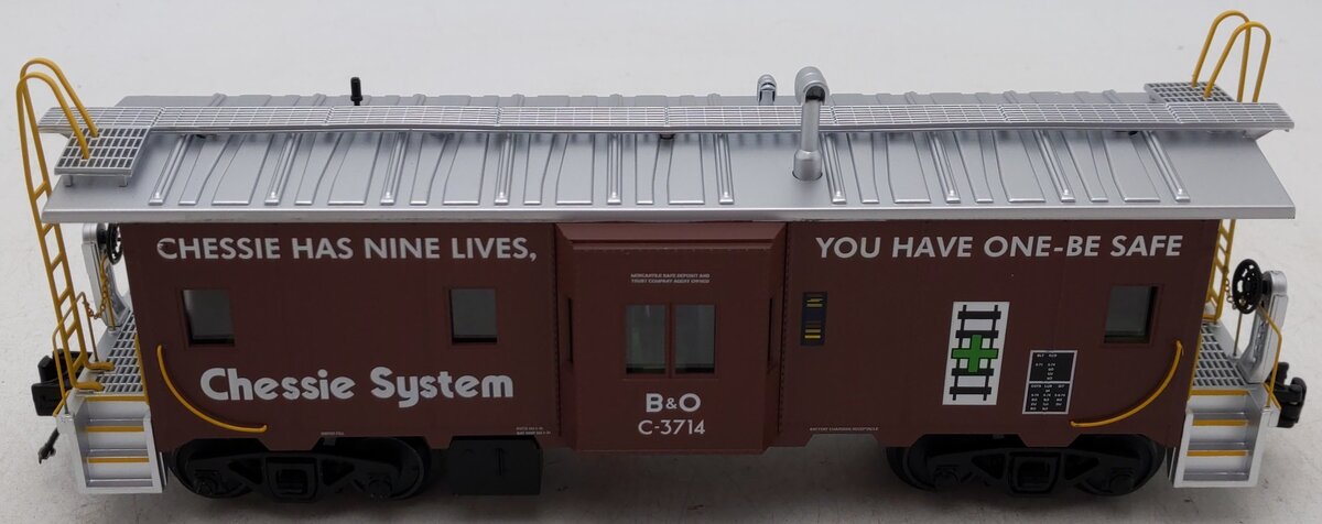 MTH 20-91566 O B&O Chessie System Bay Window Caboose #3714