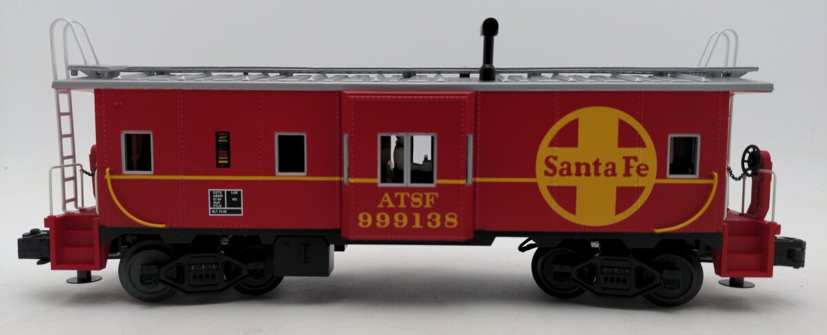MTH 20-91097 O-Gauge Santa Fe Bay Window Caboose #999138 EX/Box