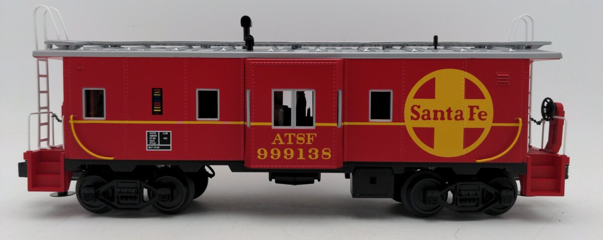 MTH 20-91097 O-Gauge Santa Fe Bay Window Caboose #999138 EX/Box