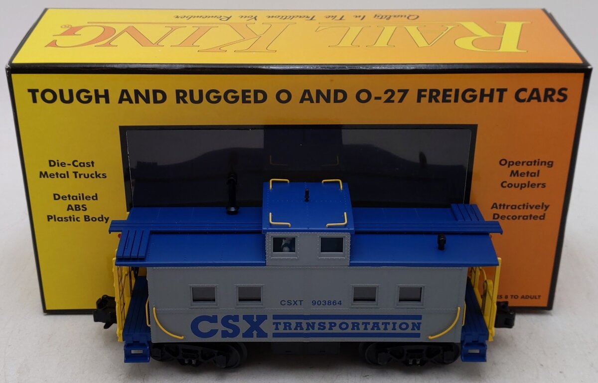 MTH 30-7765 O CSX Steel Caboose EX/Box