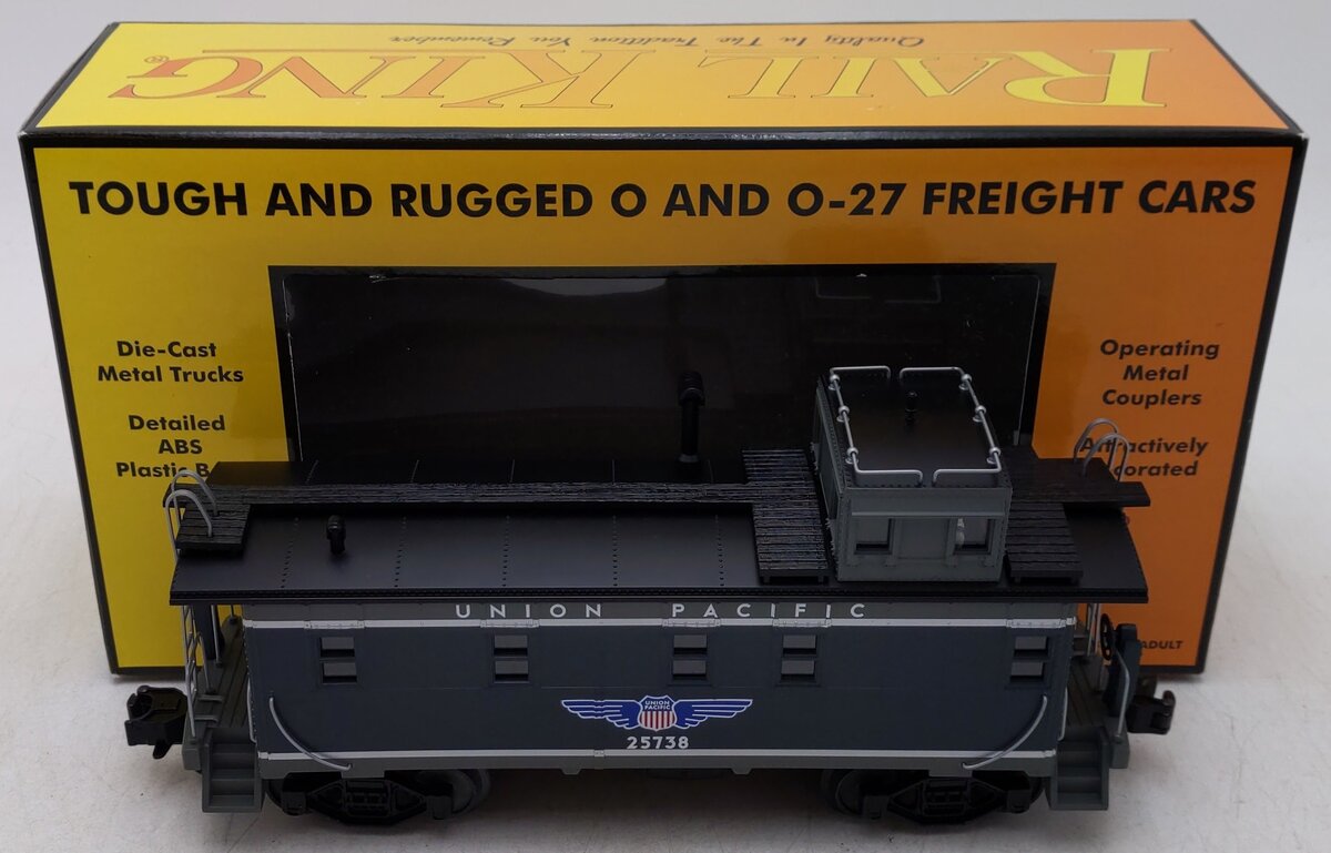 MTH 30-7768 O Gauge Union Pacific Steel Caboose #25738 EX/Box