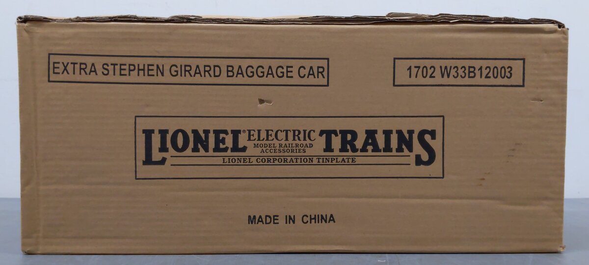 MTH 11-40044 O Gauge Lionel Lines Stephen Girard Baggage Car #4427 MT/Box