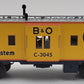 MTH 20-91038 O Gauge Chessie Bay Window Caboose #C-3045 EX/Box